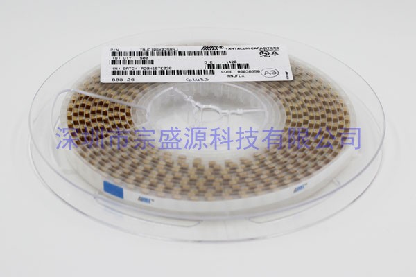 AVX鉭電容 106E 6032 25V 10UF C型